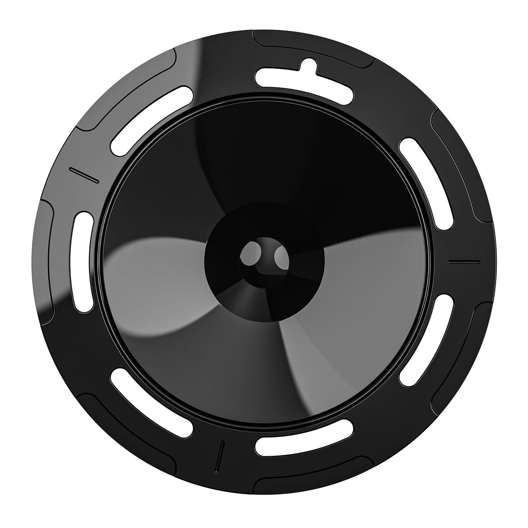 B1-2-1  1 piece Model Y 19" Tesla hubcaps Samurai Black Aerodisc wheel covers